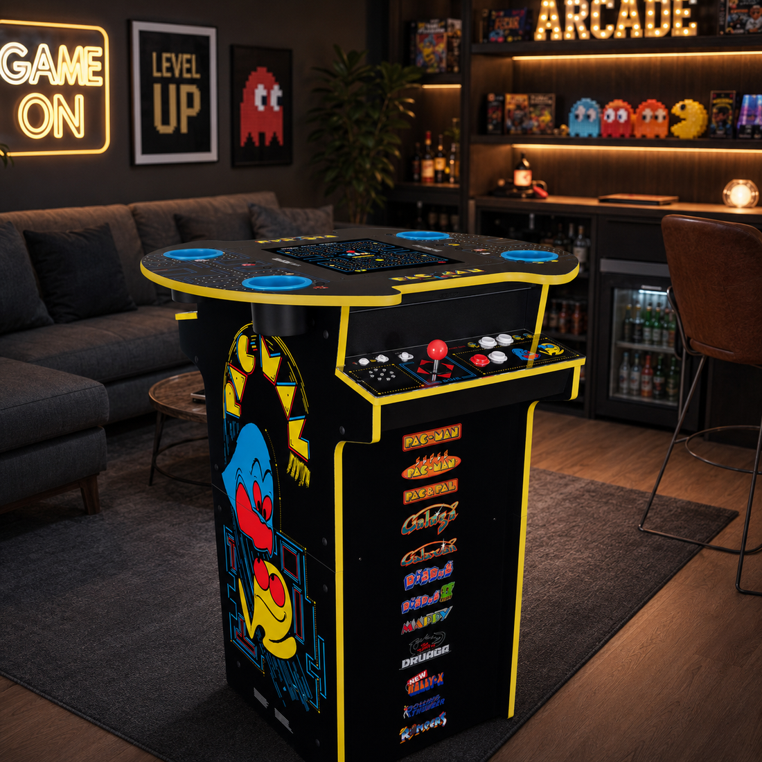 The PAC-MAN Pub Table Is the Centerpiece Your Game Room Didn't Know It Was Missing