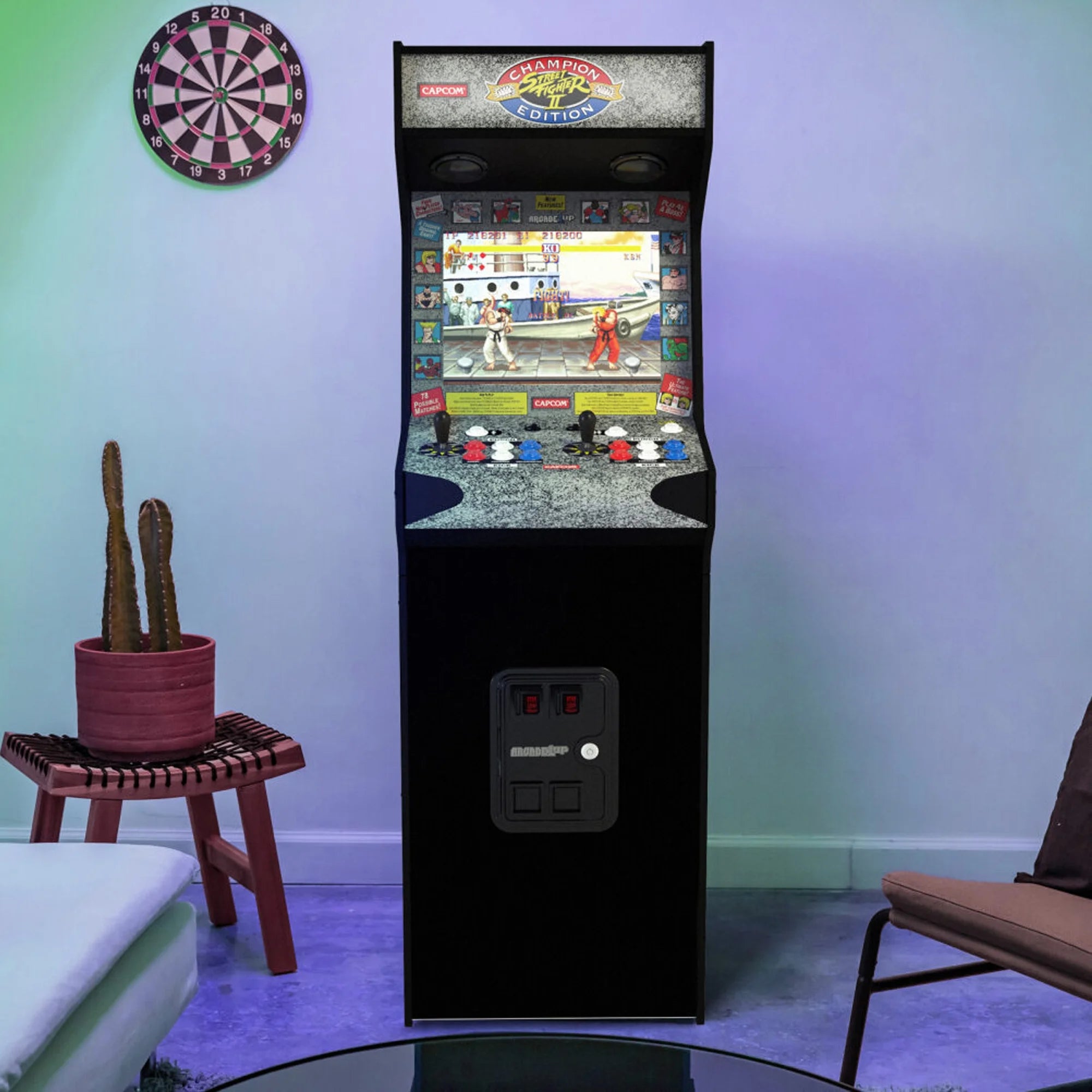 Street Fighter II CE HS-5 Deluxe Stand-Up Cabinet Arcade Machine