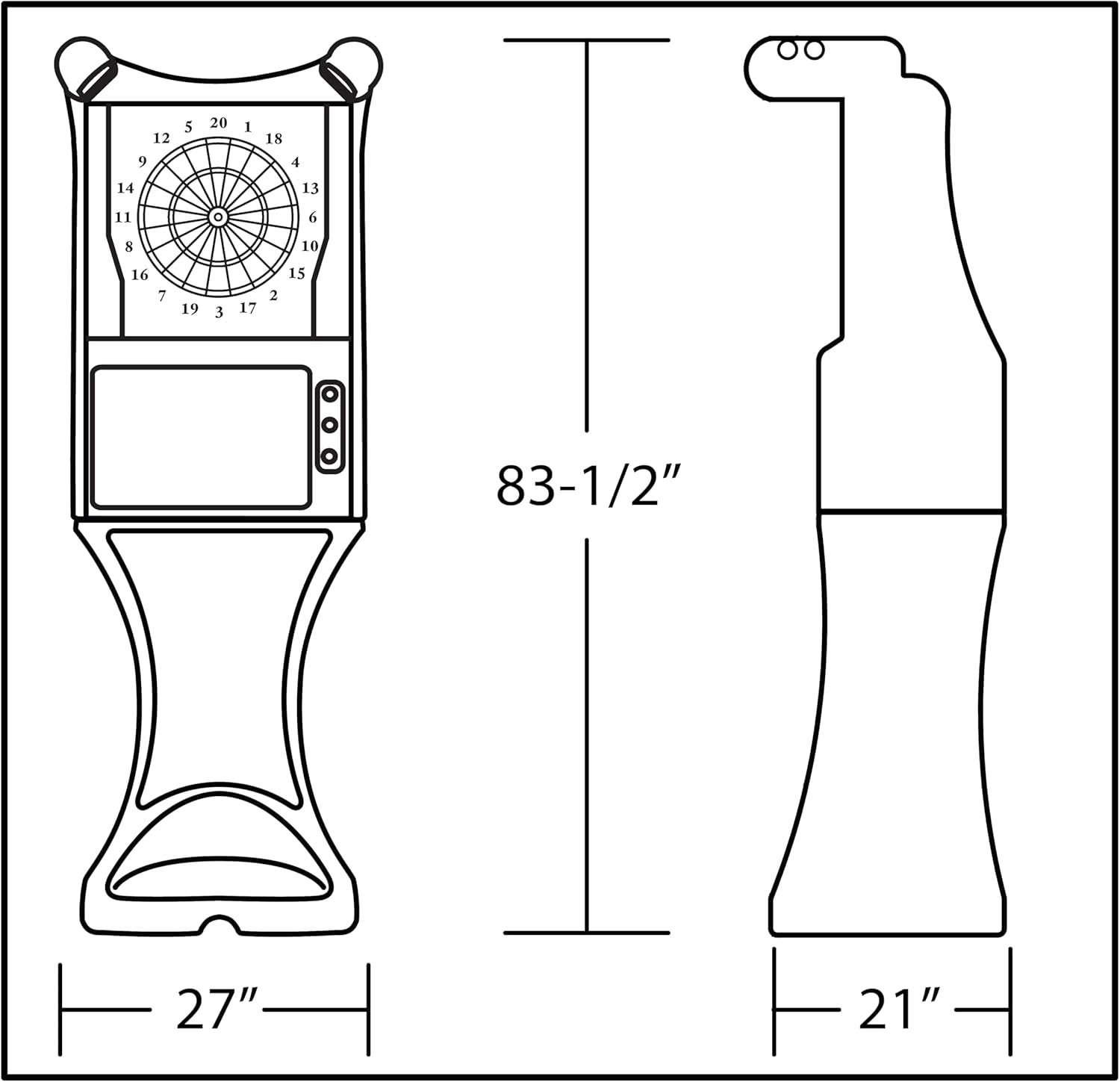 1000 Series, Commercial Grade, Home Series, Soft Tip Electronic Dartboard