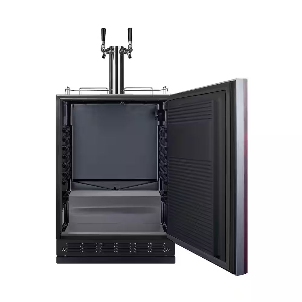Commercial Built-In 1/6 Keg Beer Dispenser, Panel-Ready