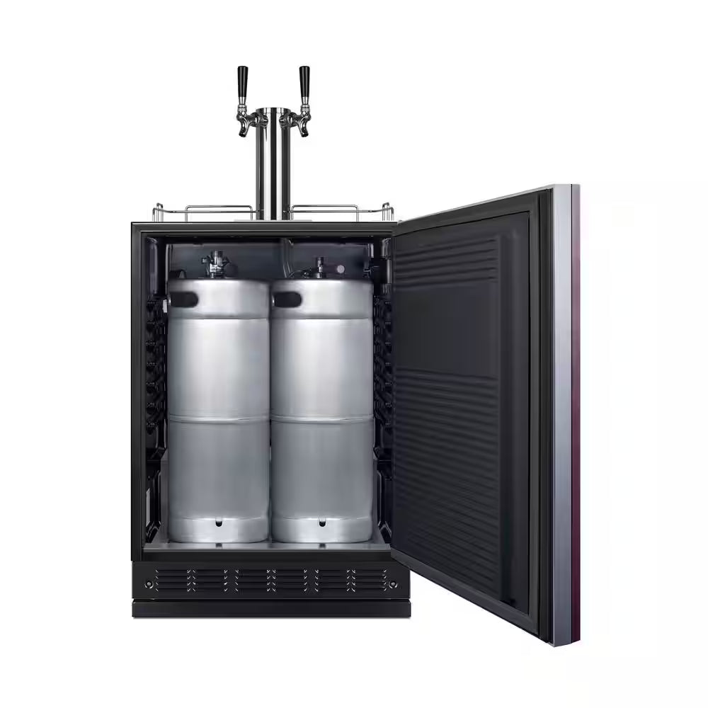Commercial Built-In 1/6 Keg Beer Dispenser, Panel-Ready
