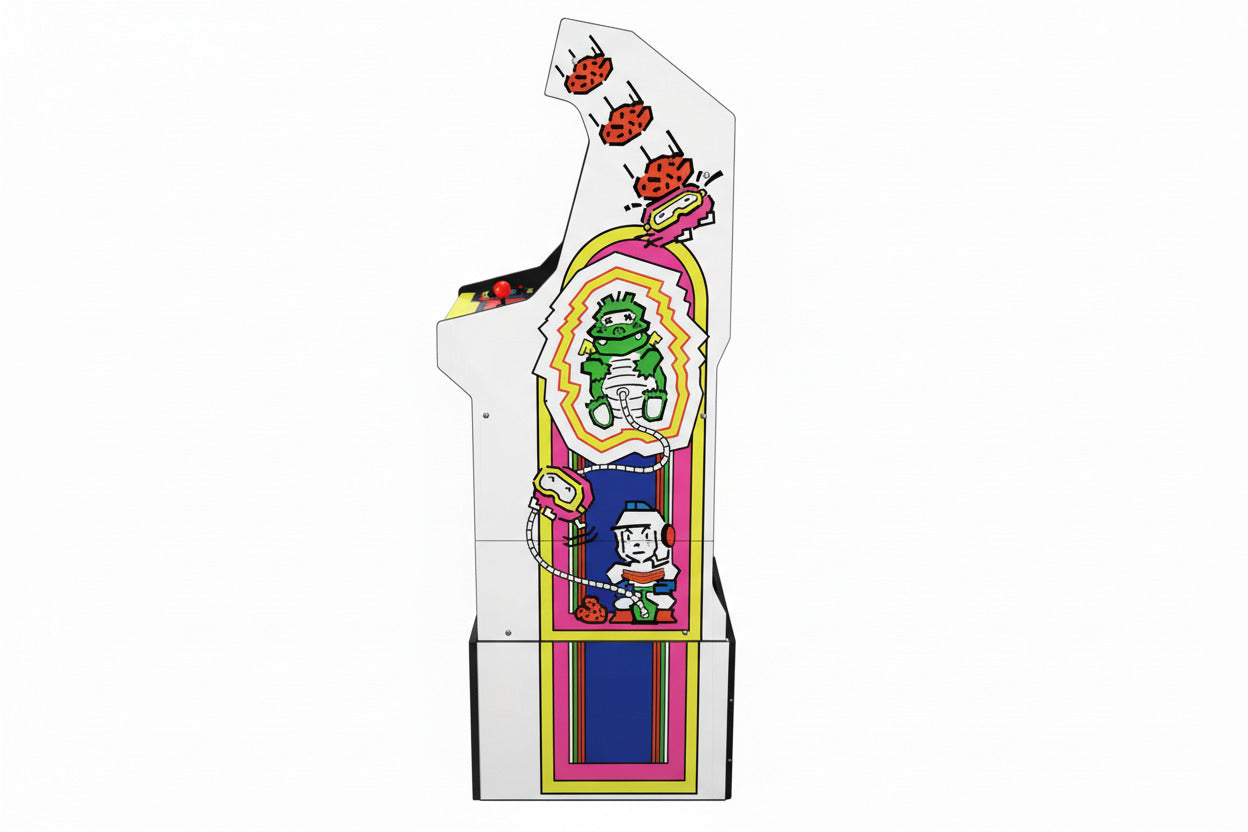 Arcade1Up Dig Dug Bandai Namco Legacy Edition Arcade with Riser and Light-Up Marquee
