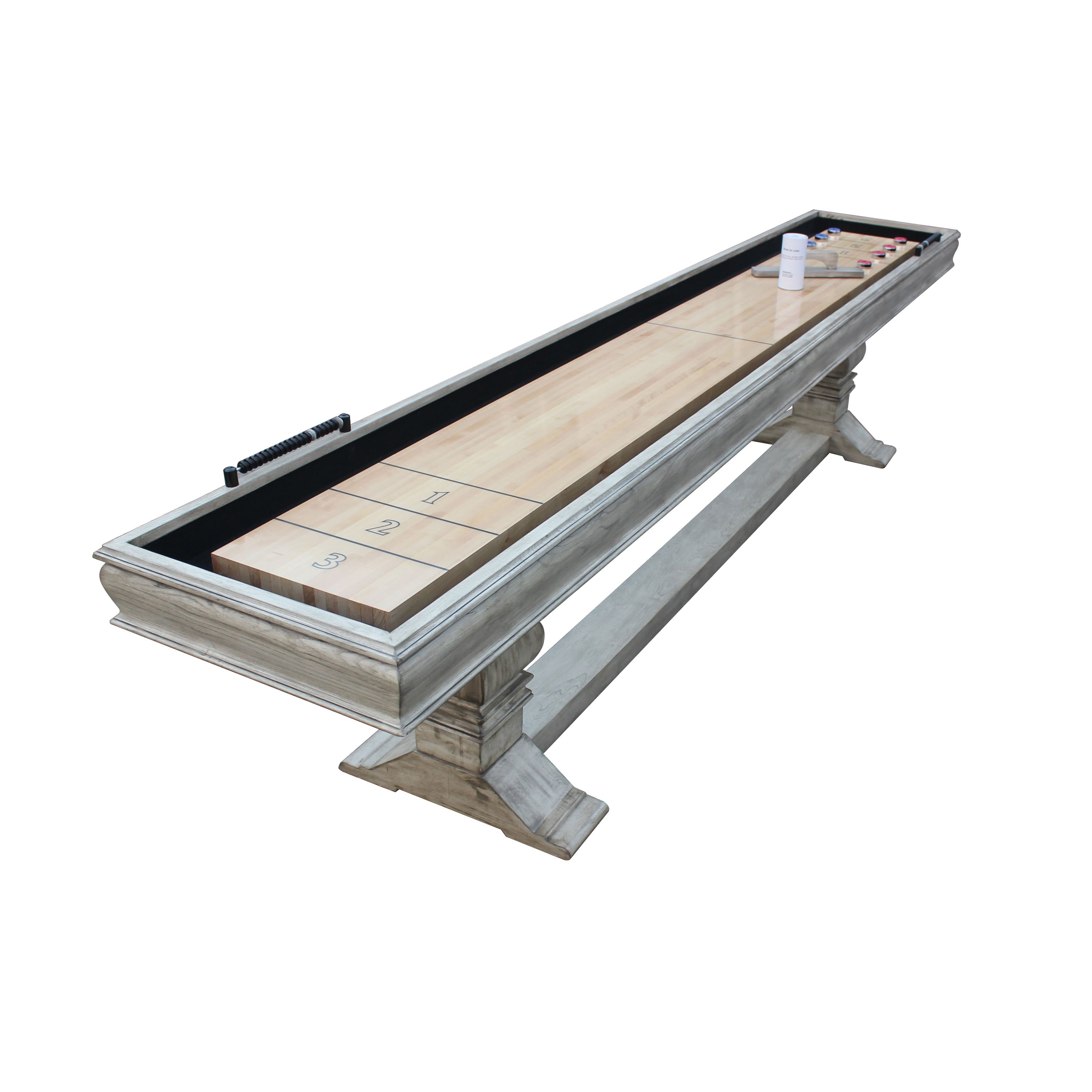 Montecito 12 Ft. Shuffleboard Table, 146-In L X 26-In W, Driftwood