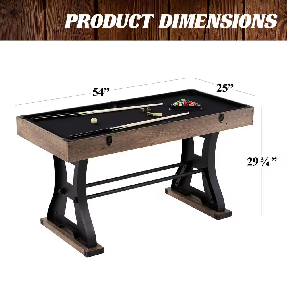 Coventry 54 In. 4-In-1 Combination Game Table with Air Hockey, Foosball, Billiards, and Table Tennis