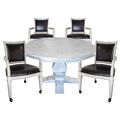 Montecito Dining and Poker Table Set - Driftwood