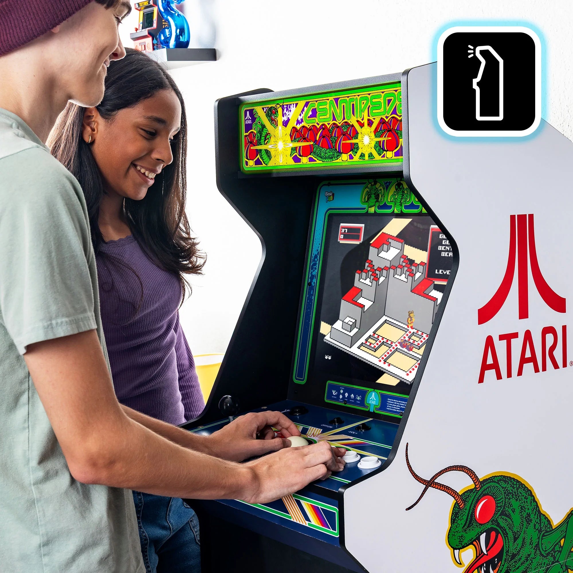 Atari Centipede Ultra Series Game Machine with 17" Screen and 40 Games