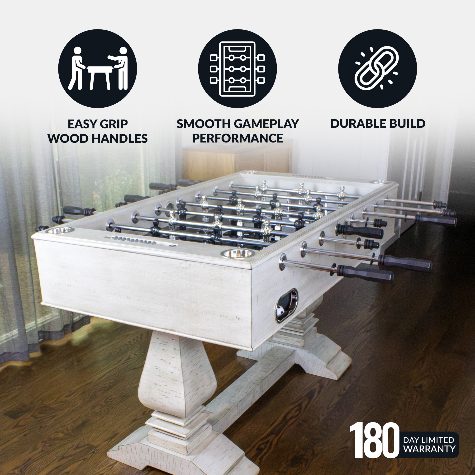 Montecito 55-in Foosball Table - Driftwood
