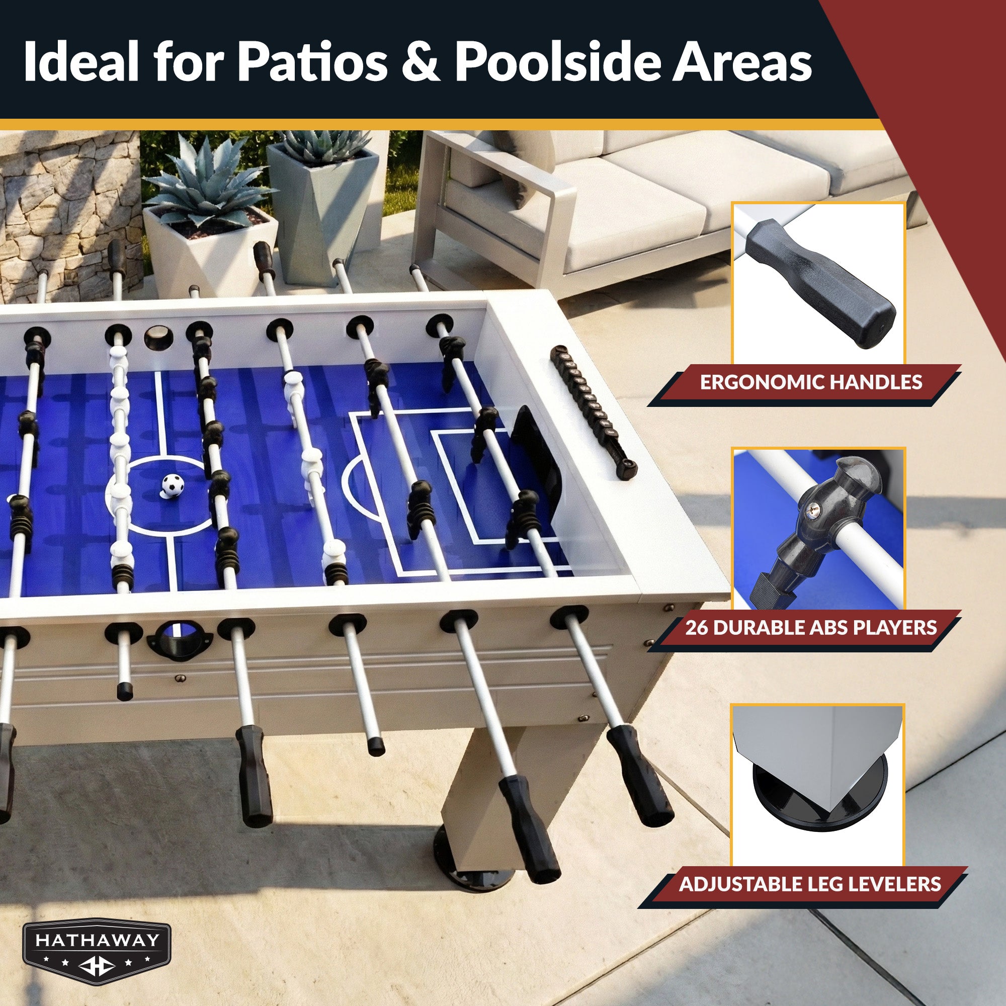 Highlander 55-in Outdoor Foosball Table