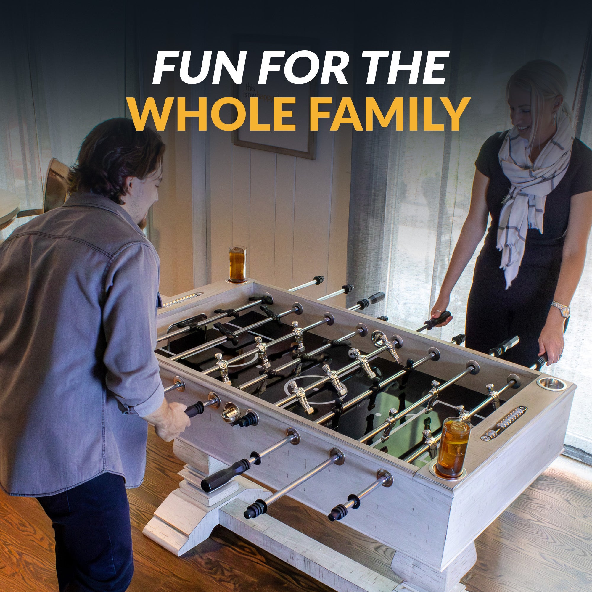 Montecito 55-in Foosball Table - Driftwood